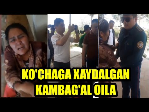 XO'RLAB XAYDALGAN OILA AZOLARI KO'CHADA QOLDI.