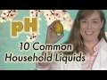 Exploring the pH Levels of Common Household Liquids