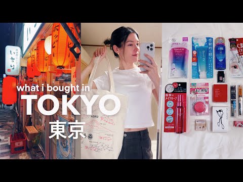 TOKYO shopping haul 🇯🇵 clothes, kitchenware, skincare & makeup, accessories | what i bought in japan