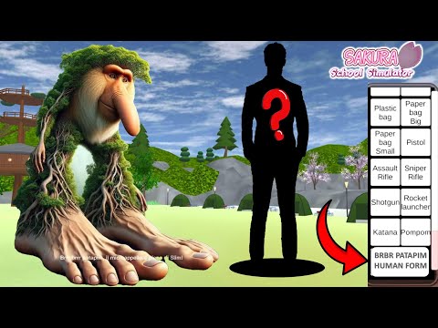 ANOMALI BRAINROT BRBR PATAPIM - HUMAN FORM - | SAKURA SCHOOL SIMULATOR | #anomali @AnakeSDe