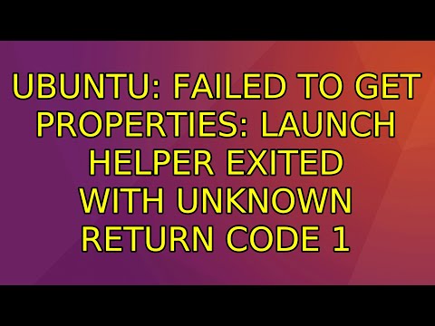 launch helper left with unknown return code