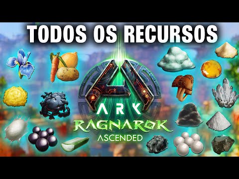 LOCALIZAÇÃO DE TODOS OS RECURSOS NO MAPA RAGNAROK! Ark: Survival Ascended!