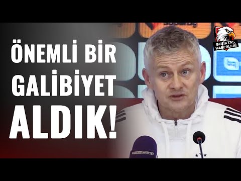 Ole Gunnar Solskjaer: "Galip Geldiğimiz İçin Çok Mutluyum" (Sivasspor 0-2 Beşiktaş)