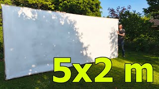 Making a HUGE canvas: stretching, gluing, priming #canvas #paintings #artistlife