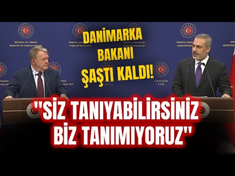 Hakan Fidan'dan Diplomasi Dersi! Danimarkalı Bakanın Yüzüne Baka Baka Söyledi!