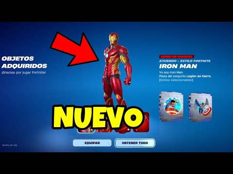 *GRATIS* COMO CONSEGUIR GESTOS DE MARVEL EN FORTNITE! NUEVA SKIN DE IRON MAN EN FORTNITE!