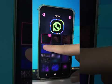cómo activar el icono fosforescente de WhatsApp #hacks #tips #smartphone