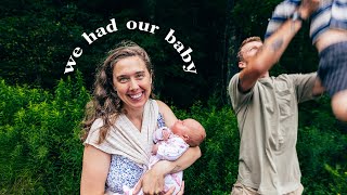 A Day in the Life with our Newborn - off grid