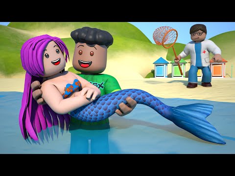 ROBLOX Brookhaven 🏡RP - FUNNY MOMENTS : Mermaid Love Story | Roblox Animation