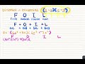 Multiplying Polynomials with the FOIL Method