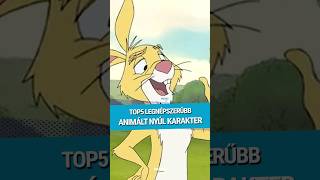 Top5 legnészerűbb animált nyúl karakter #shorts