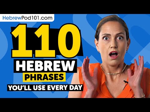 110 Phrases Every Hebrew Beginner Must-Know