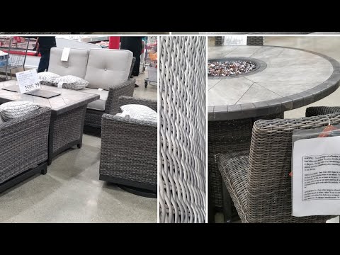 Costco! Outdoor Furniture Fire Tables, Dining and...
