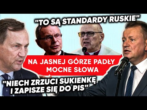 Sikorski ostro o wypowiedziach biskupów. Błaszczak ripostuje: Standardy ruskie
