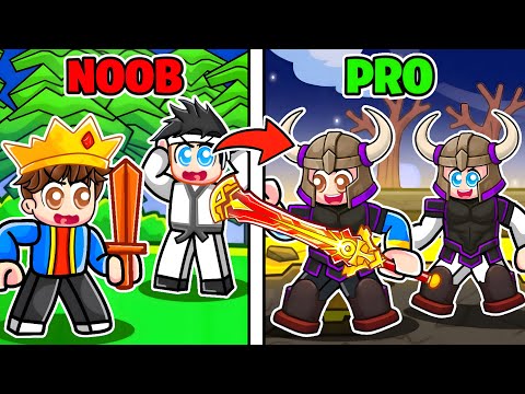 We Became THE STRONGEST IN PIXEL BLADE😱| Roblox