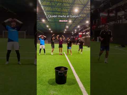Balón en el cubo ⚽️ #futbol