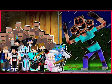 1000 YOUTUBER BERTAHAN HIDUP DI BASEMENT BAWAH TANAH HANTU MIMICER SURVIVAL MINECRAFT FULL EPISODE