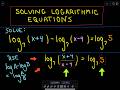Solving Logarithmic Equations: Key Techniques and Examples