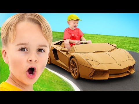 Desafio dos Carros de Papelão para Crianças