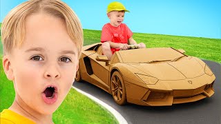 Desafio dos Carros de Papelão para Crianças