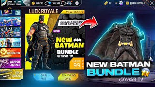 Batman In Free Fire 😱- Free Bundle & Emote