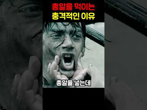 총알을 먹이는 충격적인 이유