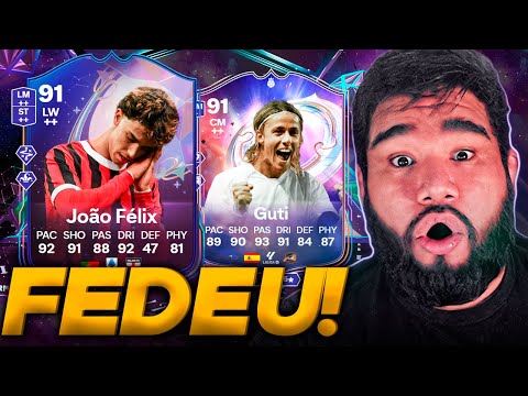 EA FC 25 - QUE CARTAS MALUCAS, UPGRADES GARANTIDOS! - FELIX DME, GUTI DME & MELHORIA 85+