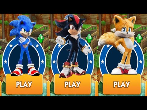 Movie Sonic vs Movie Shadow from Sonic the hedgehog 3 vs Movie Tails vs All Bosses (Android, iOS)