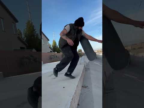 SHARKWHEEL Rider @offgridskater inventing a NEW trick #skateboarding