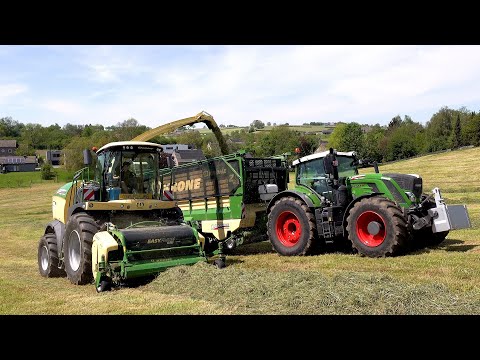 Gras 2024 : Krone BIG X 630 / X.Schoonbroodt / 2X Fendt 933 / Joskin / Grass Harvest /