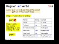 Understanding ER Verbs in French