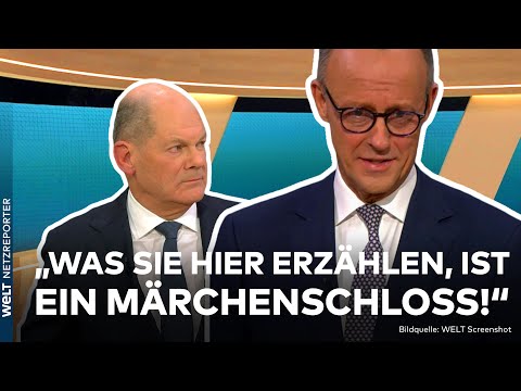 TV-DUELL: Merz gegen Scholz - kein Sieger, aber verbale Angriffe! CDU und SPD vor Bundestagswahl!