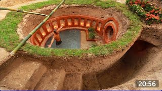 Build Most Awesome Underground Swimming Pool and Underground House