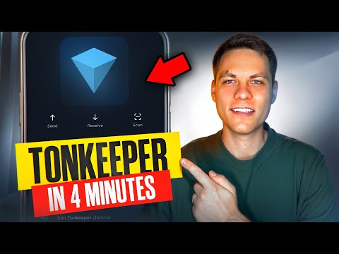 Tonkeeper Wallet Tutorial for Beginners [ Registration, how to deposit, withdraw, and exchange ]