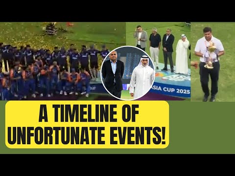 From Mohsin Naqvi snub to 'trophy' celebration - how Asia Cup presentation FIASCO played out