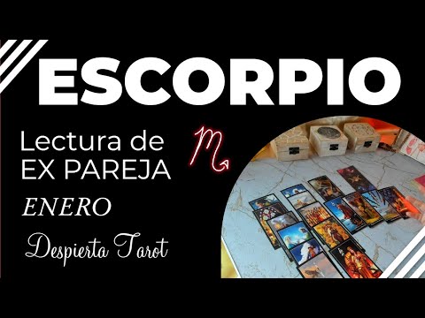 ESCORPIO EX ♏ Te saluda como si nada! ENERO #tarot #expareja