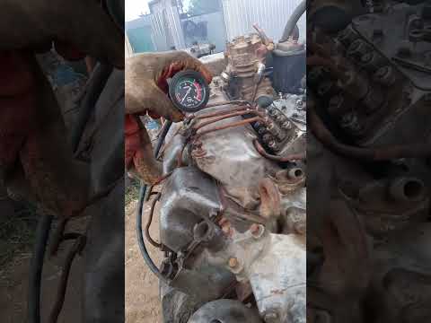 подложили два слоя фольги под коренные подушки коленвала,давление зашкаливает,двигатель камаз 740й