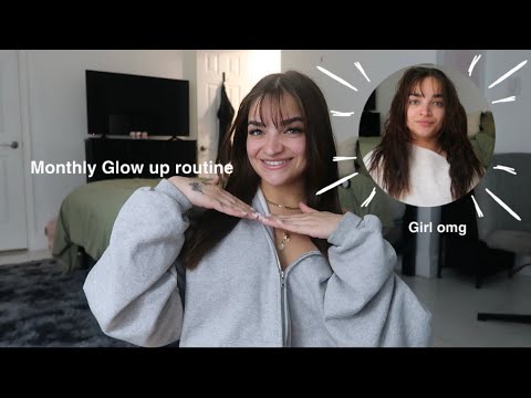 Doing my *monthly* glow up routine | no more ugly