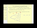 Counting Principles and Combinatorics