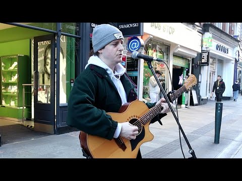 Beautiful Ballad "Black Is The Colour" Performed by Irish Busker Cian Fitzpatrick.