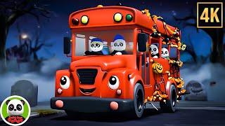 Halloween Wheels on the Bus Vehicle Song & Rhyme for Kids
