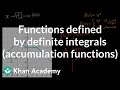 Understanding Functions and Definite Integrals
