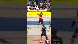 Ja, auch im Volleyball darf man mit dem Fuß spielen! 🤭| sportstudio | #shorts