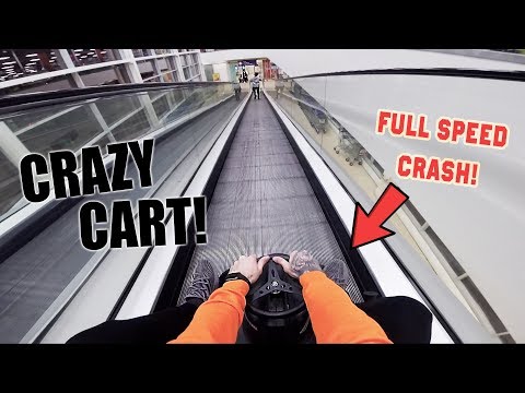 *FULL SPEED* CRAZY CART INSIDE A SUPERMARKET!