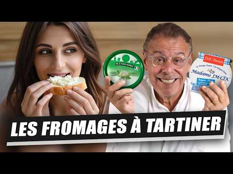 KIRI, ST-MÔRET, MADAME LOÏK... MON CLASSEMENT SURPRISE des FROMAGES à TARTINER! 😲 (et un bonus !)