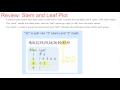 Data Representation and Analysis Concepts