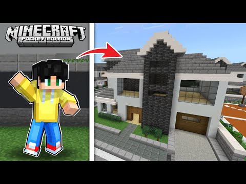 BINIGYAN Ako ng BAGONG MANSION sa CITY ng MAYAMAN sa Minecraft PE