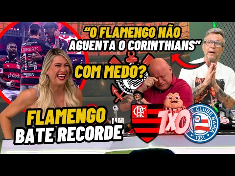 FLAMENGO se CLASSIFICA e pega CORINTHIANS na SEMFINAL! Renata Fan ZOA Ronaldo e Neto se rende ao Fla