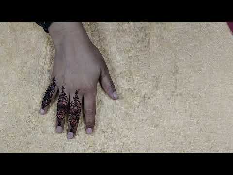 Unique and beautiful stylish back hand mehndi design 2025
