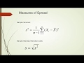 Statistics Concepts and Measures